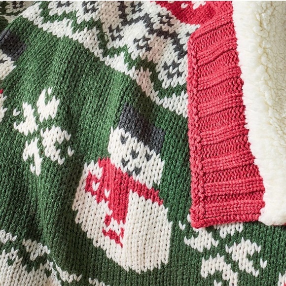 Pottery Barn Archie Snowman Blanket - Picture 3 of 5